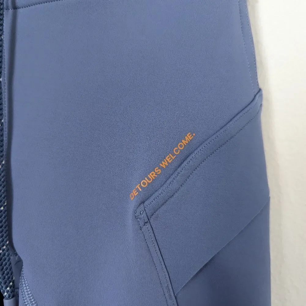Lululemon Water Drop blue cargo super high rise hiking active tights leggings